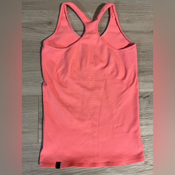 Fitted Orange and Pink Tank Top with Racerback - Picture 2 of 3